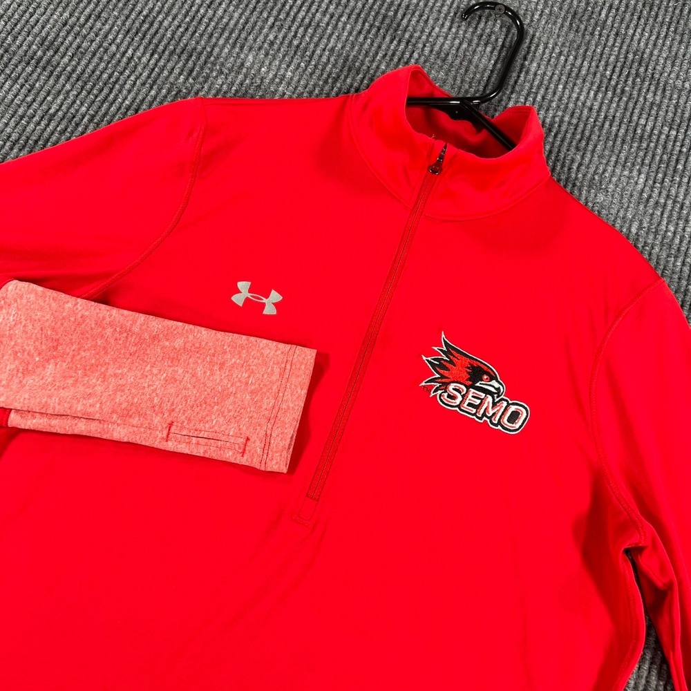 Southeast Missouri State SEMO Redhawks Pullover Shirt Womens Medium 1/4 Zip